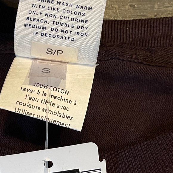 BNWT NOAH SOHO NYC Dark Deep Purple Small long sleeve Shirt - Picture 3 of 8